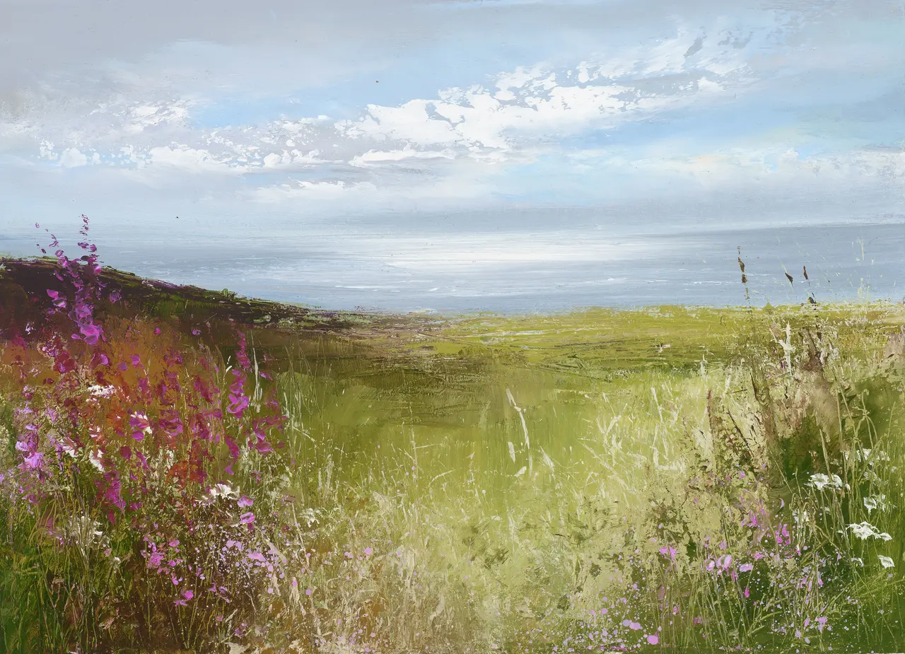Amanda Hoskin - wild flowers and dazzling light, fowey